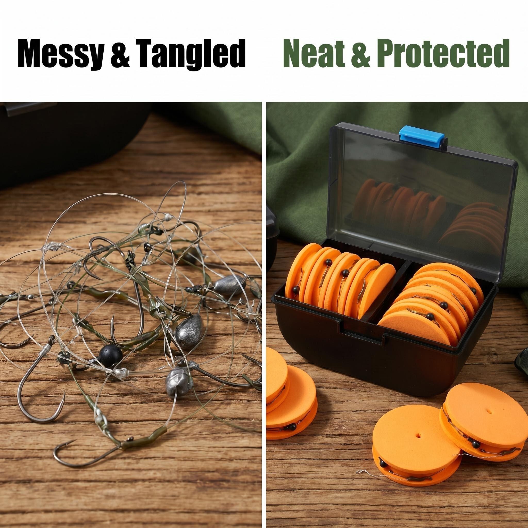 Hirisi 10pcs EVA Foam Fishing  - Fishing Line Box recension och pris