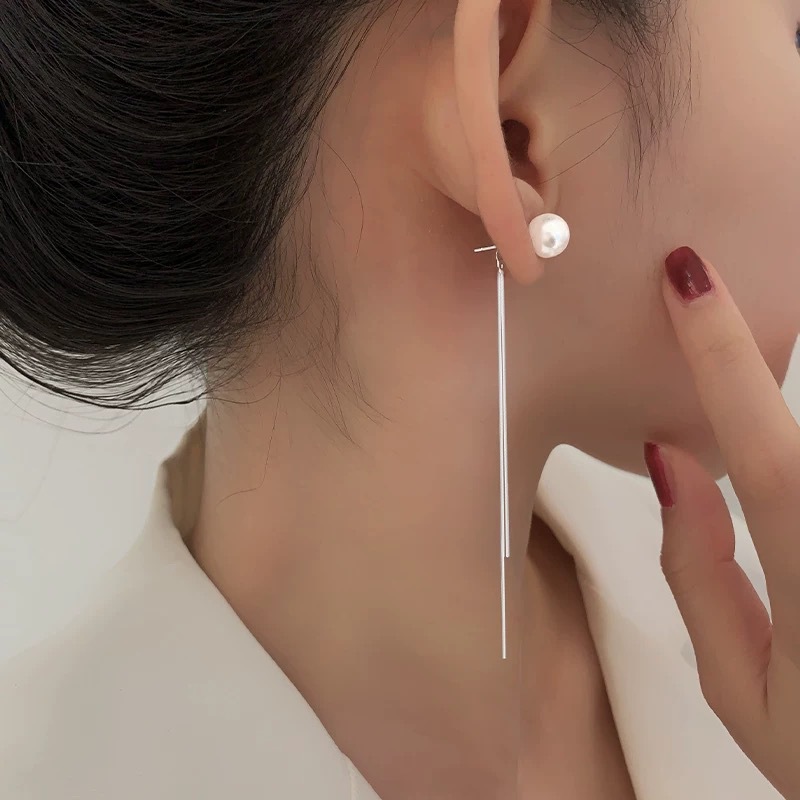 F.I.N.S 925 Silver Earrings Fo - Freshwater Line recension och pris