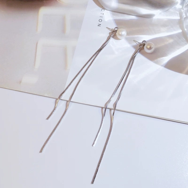 F.I.N.S 925 Silver Earrings Fo - Freshwater Line recension och pris