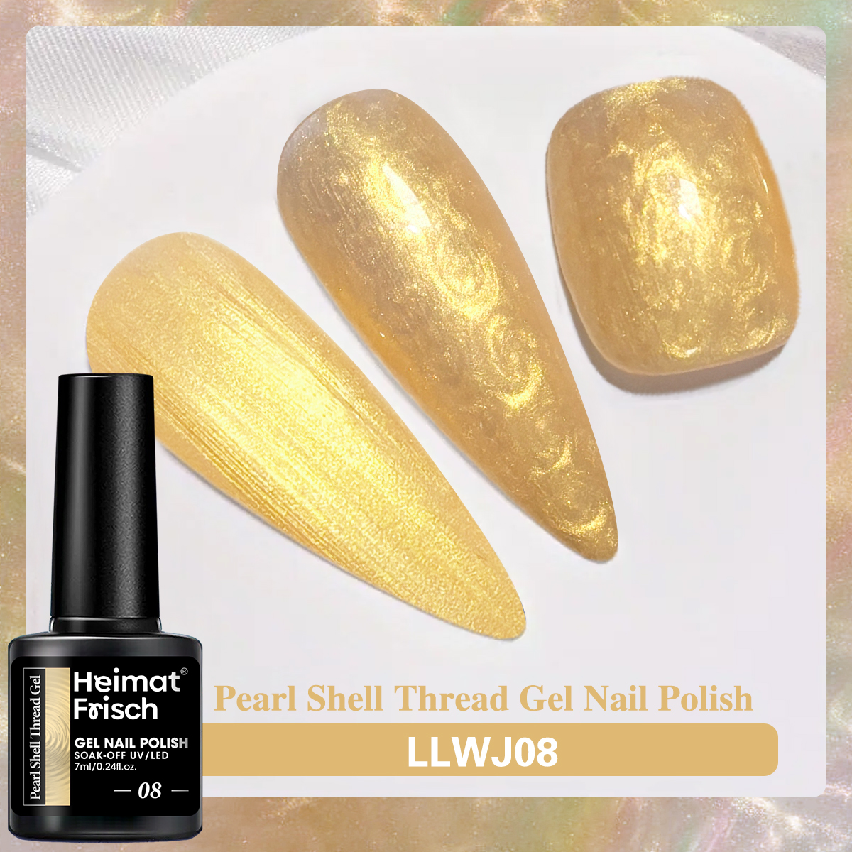 1 piece of shell line gel nail - Copolymer Line recension och pris