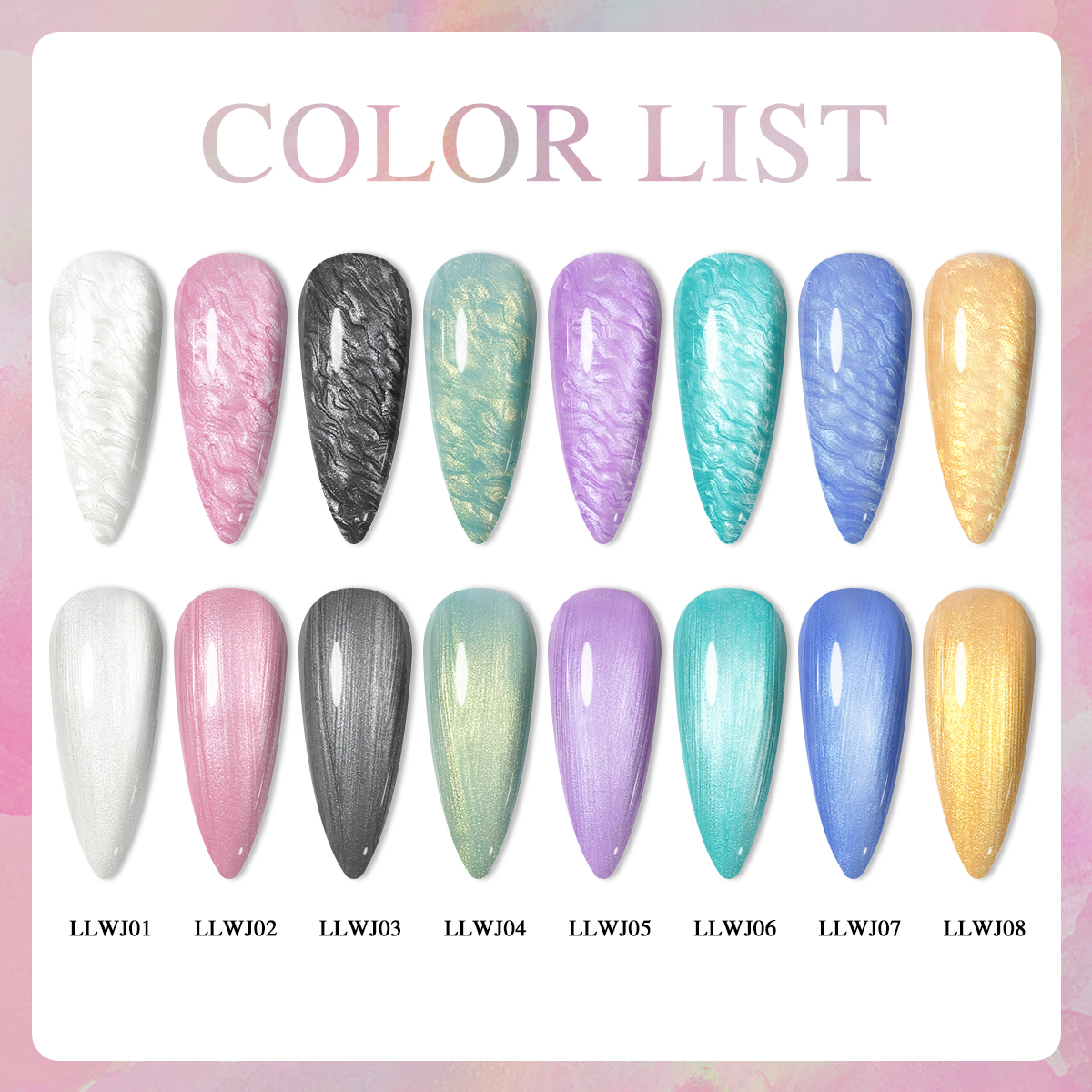 1 piece of shell line gel nail - Copolymer Line recension och pris