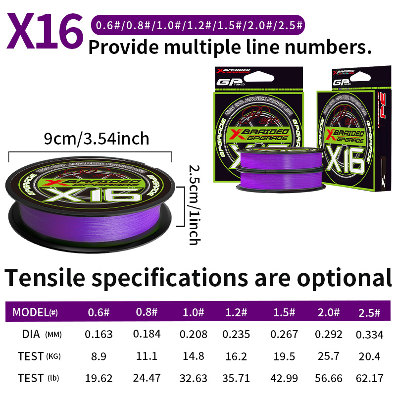 16-strand PE line, suitable fo - Copolymer Line recension och pris